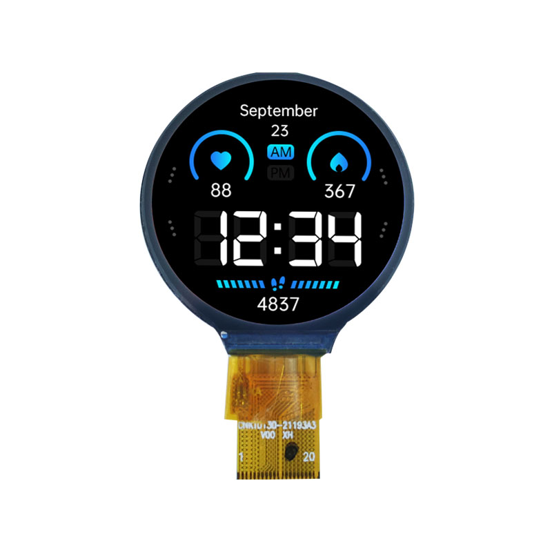 1.3” TFT வட்டக் காட்சித் திரை
